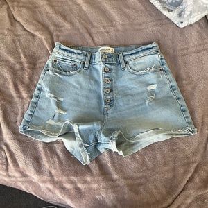 Abercrombie curve love high waisted mom jeans